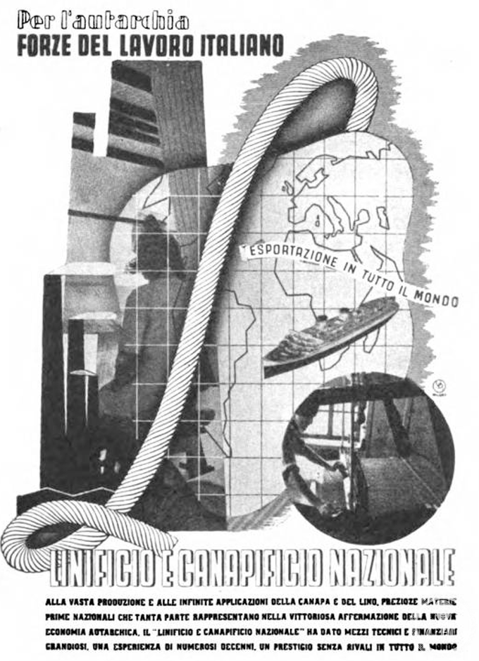 A rope around the world: the Linificio e Canapificio Nazionale sheet
