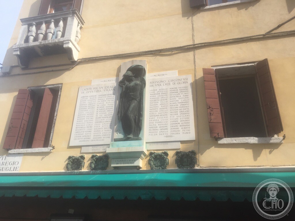 The War Memorial of the San Geremia Parishioners, Venice