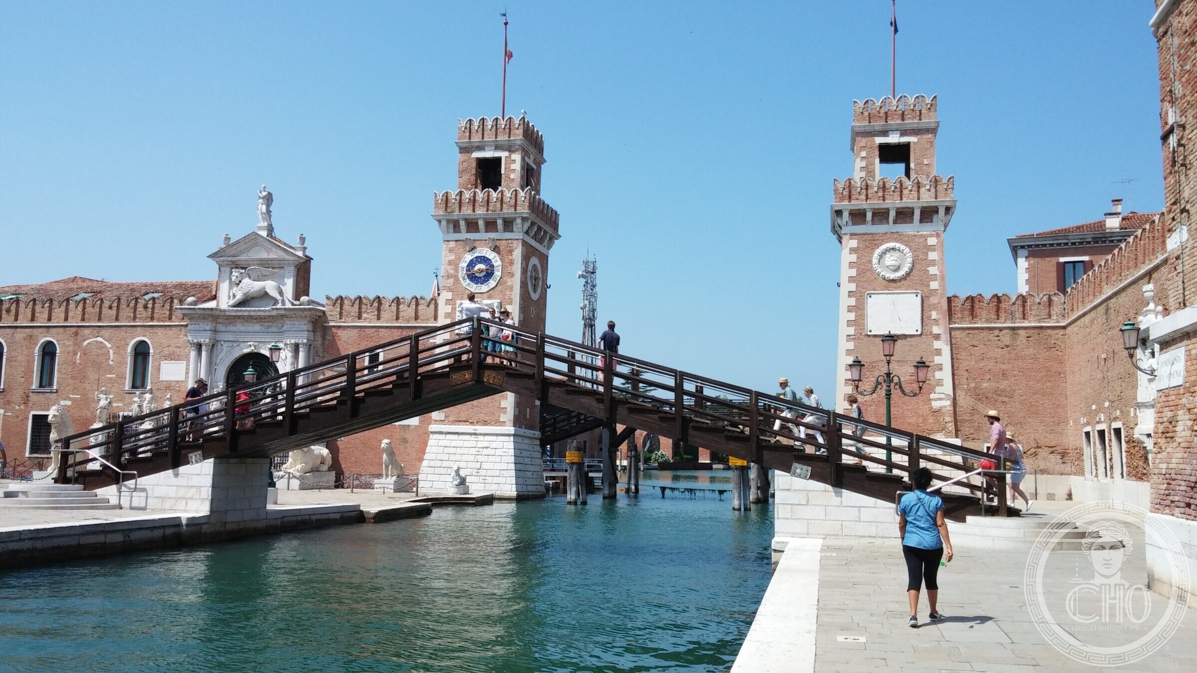 Ponte de l’Arsenal o del Paradiso — the Wooden Bridge at the Arsenal Gate – Virtual Tour 360°
