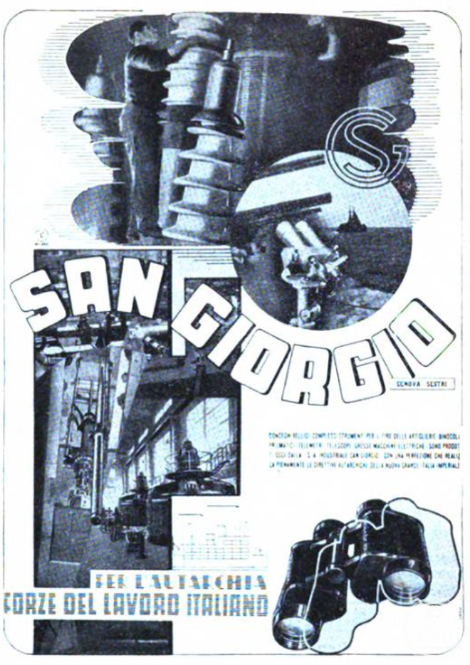 Binoculars and machine tools: a second San Giorgio sheet