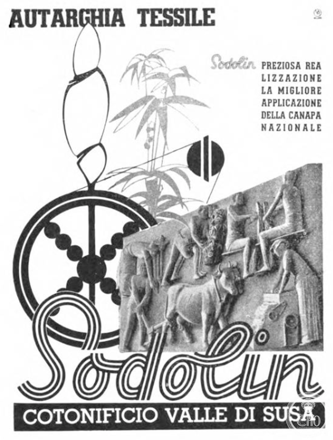 Hemp for cotton: Sodolin and the Cotonificio Valle di Susa