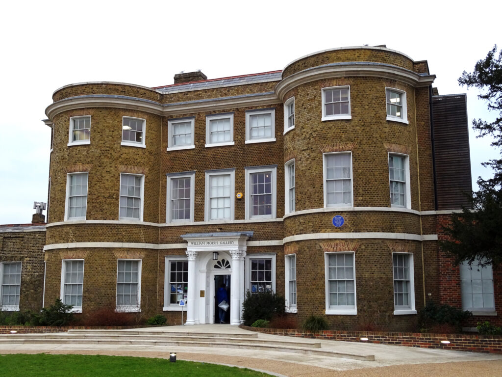 The Water House in Lloyd Park, Walthamstow, a Georgian brick house now the William Morris Gallery