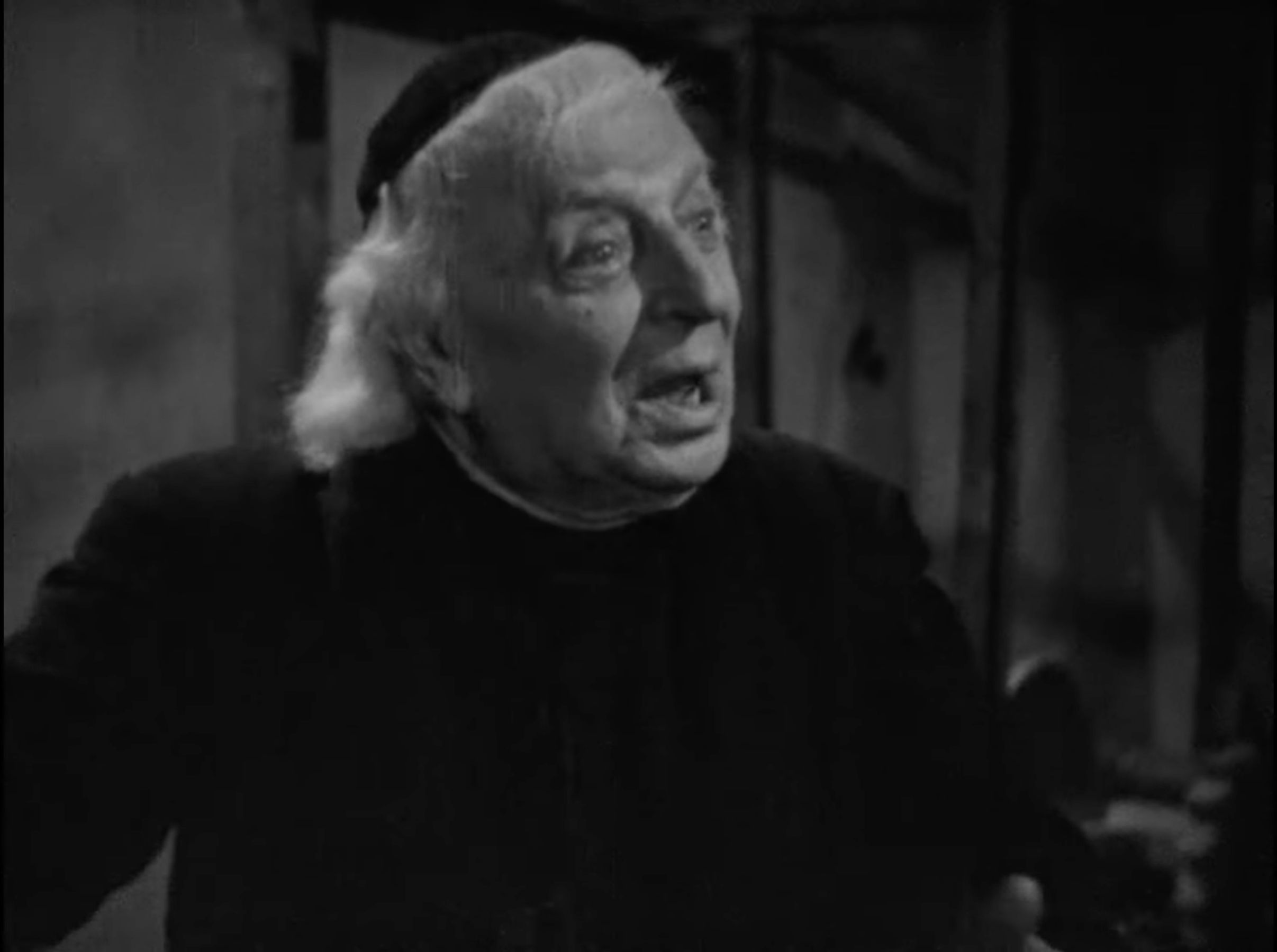 Ermete Zacconi in a scene from Don Buonaparte, 1941