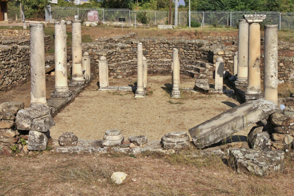 The Small Basilica (IV - VI century). Heraclea Lyncestis. Bitola, Macedonia.