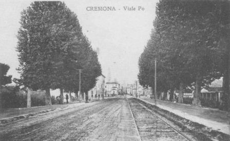 Viale Po in Cremona, along the historic tramway transit axis