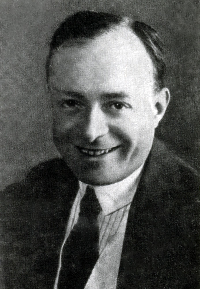 Historical photographic portrait of film pioneer Eleuterio Rodolfi