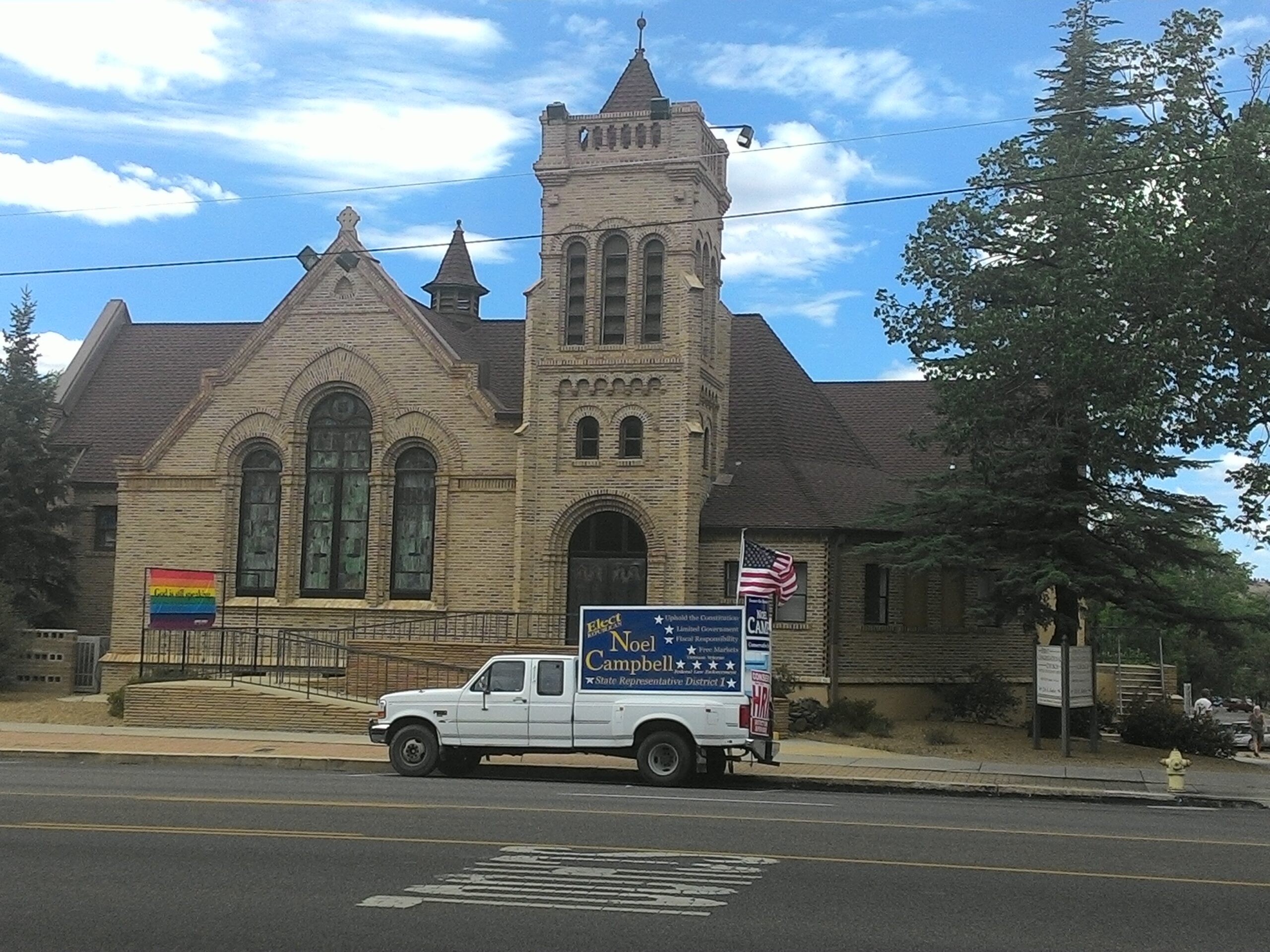 First Congregational Church and Parsonage (Prescott, Arizona) — view