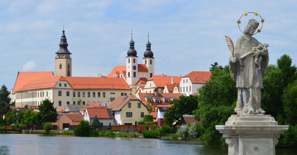 Telč is a town in southern Moravia, near Jihlava in the Czech Republic, that was founded in the thirteenth century as a 