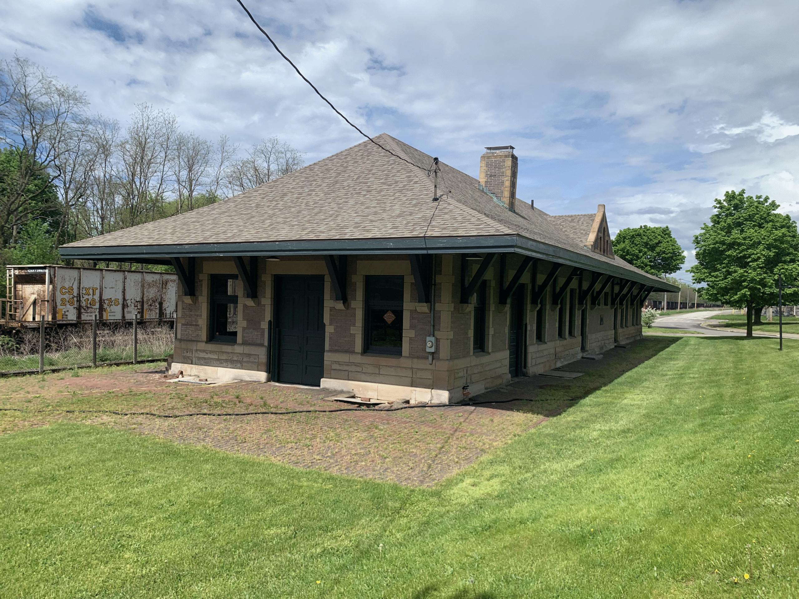 Westfield station (Lake Shore and Michigan Southern Railway) — view