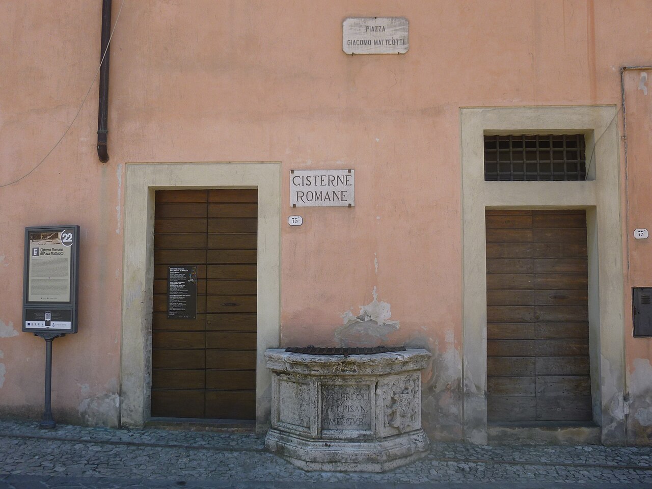 Roman cisterns — via Wikimedia Commons