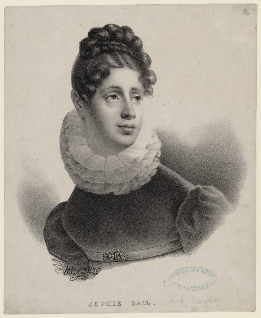 Birth Anniversary: Sophie Gail — August 28, 1775