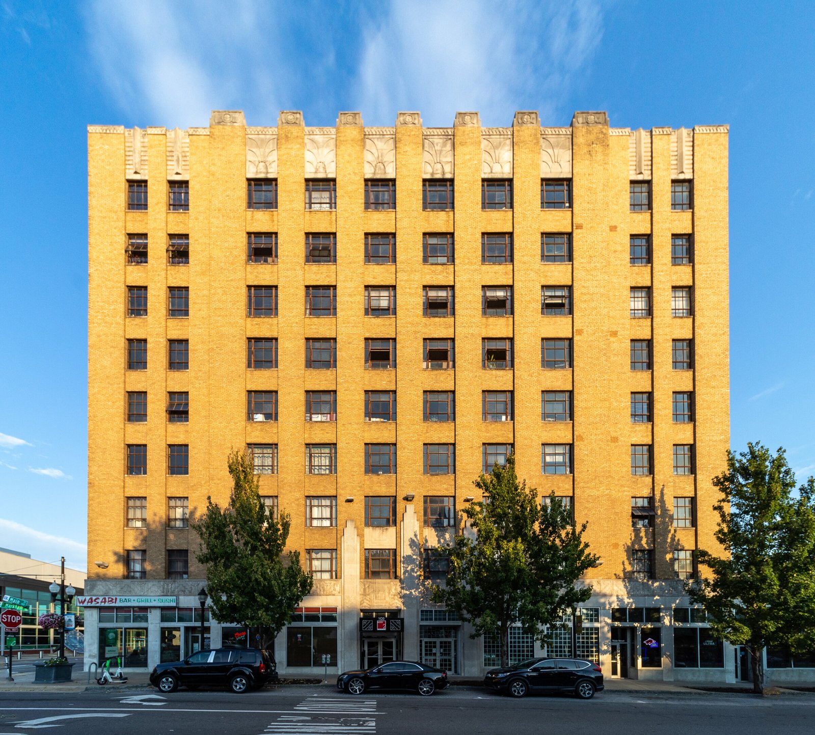 Wallace Building nine-story Art Deco office tower on Main Street, Little Rock, Arkansas