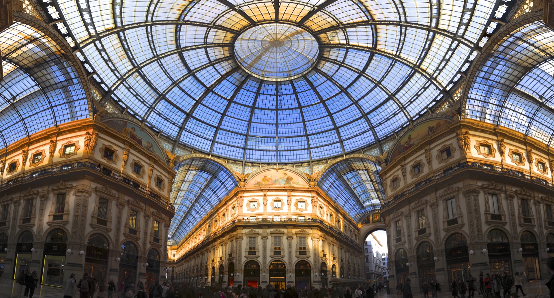 Galleria Vittorio Emanuele II, Milan — glass-vaulted arcade